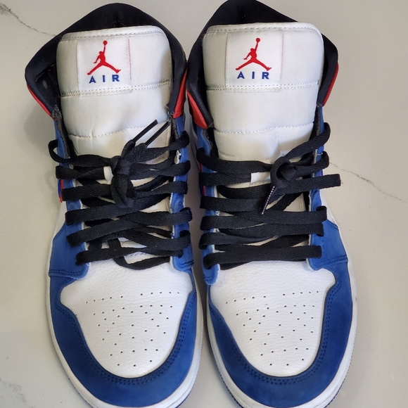 Air Jordan 1 Mid Multi-color Swoosh 852542-146 - Picture 5 of 10